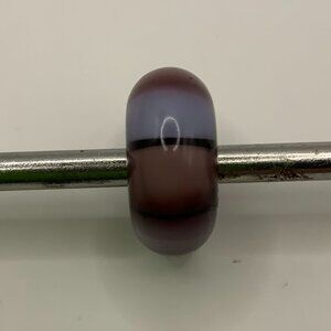Trollbeads Purple Bubbles Glass Murano Charm Bead S925 LAA